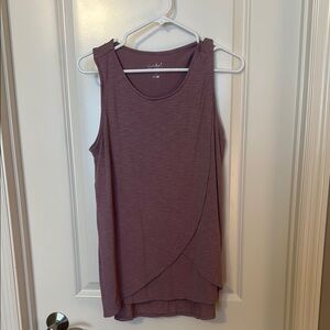 Women's Purple Nursing Tank Top